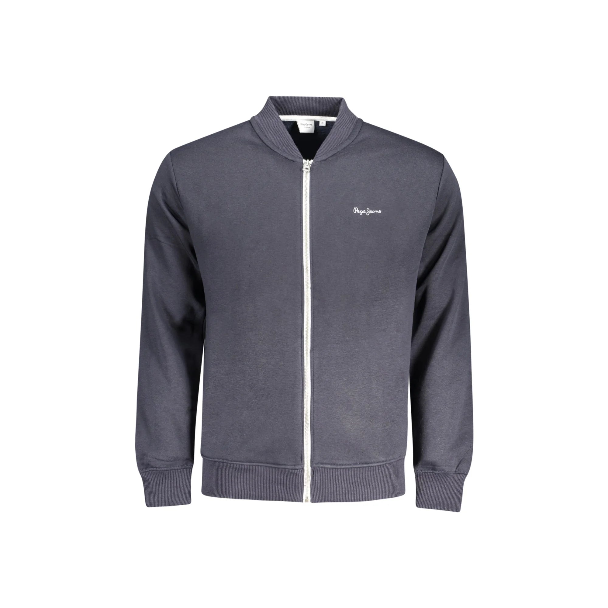 Pepe Jeans Felpa Uomo Blu Zip Felpata Sustainable Logo Felpe - foto prodotto